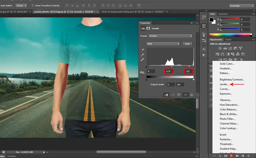 13 Step by Step Transparent Clothes Effect Tutorial in Photoshop