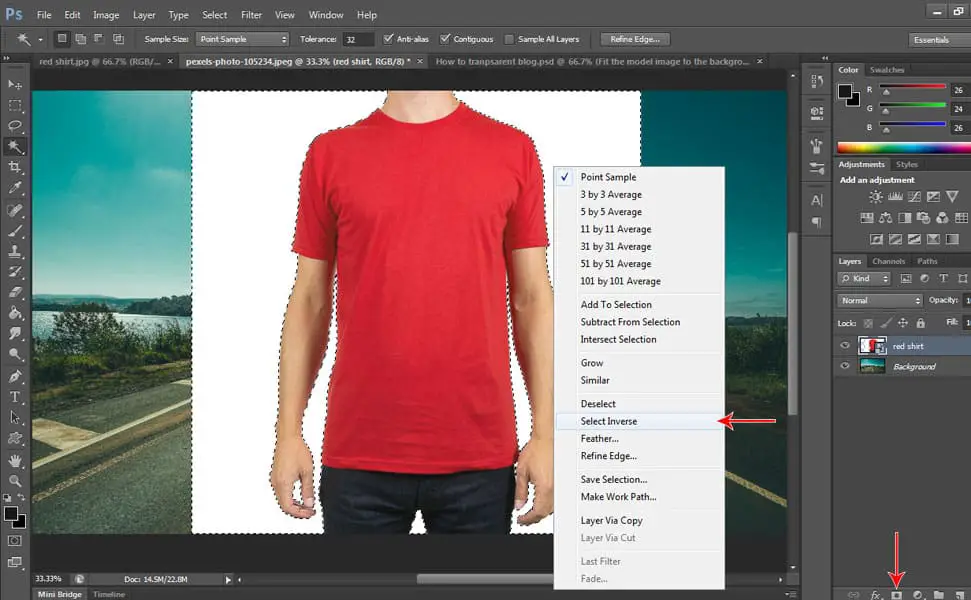 13 Step by Step Transparent Clothes Effect Tutorial in Photoshop