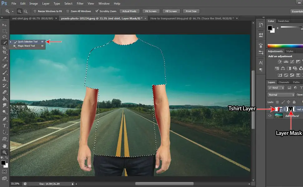13 Step by Step Transparent Clothes Effect Tutorial in Photoshop