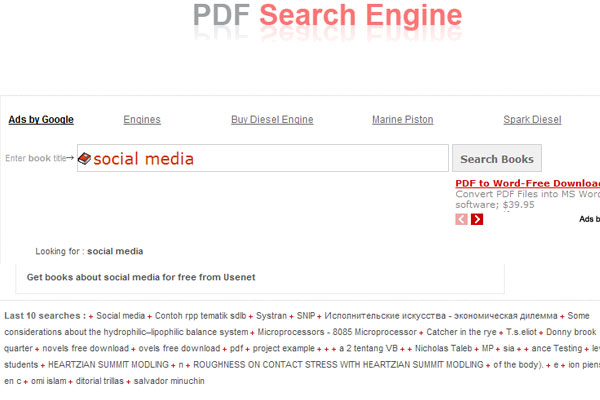 PDF Search Engine