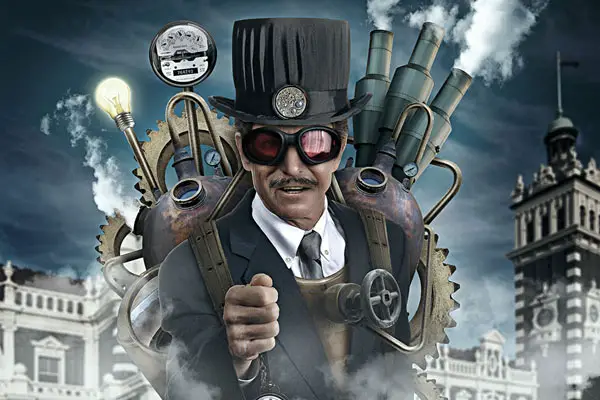 How to Create a Steampunk Style Illustration in Photoshop 
