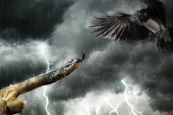 Design a Dramatic and Surreal Rainy Scene with Photoshop