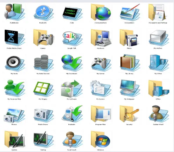 Vista Style Folder Icons