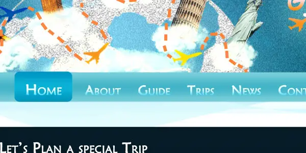 Travel Agency layout – CSS/HTML available