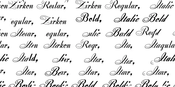 Zirkon font