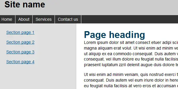 CSS layouts 