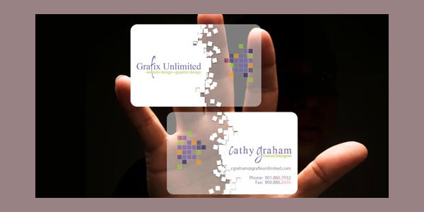 Grafix Unlimited Plastic Business Cards