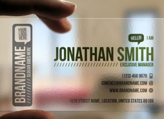30 Awesome Transparent Business Cards