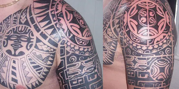 Tribal Shoulder Tattoo
