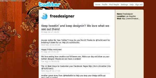 Free Twitter Design