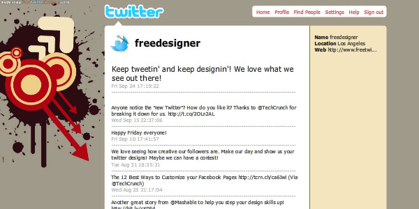 Twitter Design