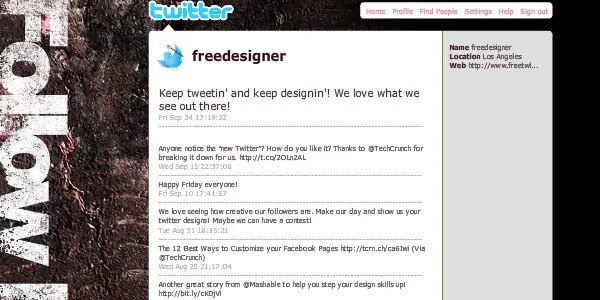 Free Twitter Design