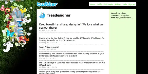Free Twitter Design