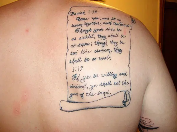 Bible Verse Tattoo Designs