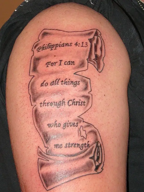 25 Inspiring Bible Verse Tattoos  Tattoo Me Now