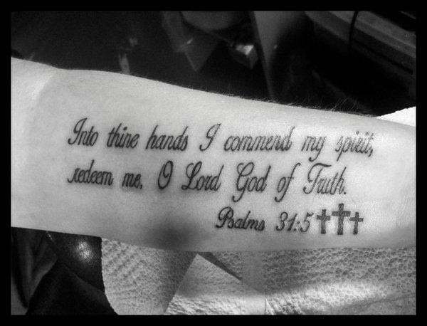40 Inspirational Bible Verse Tattoo Designs and Ideas  Inspirationfeed