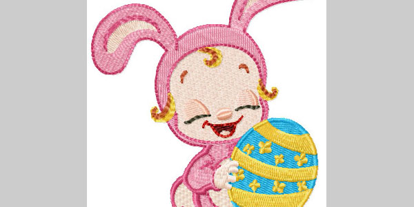 Baby Bunny Free Embroidery Design