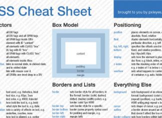 30 Helpful CSS Cheat Sheets