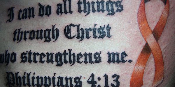 Bible Verse Tattoo Designs - 15 Awesome Collections | Design Press