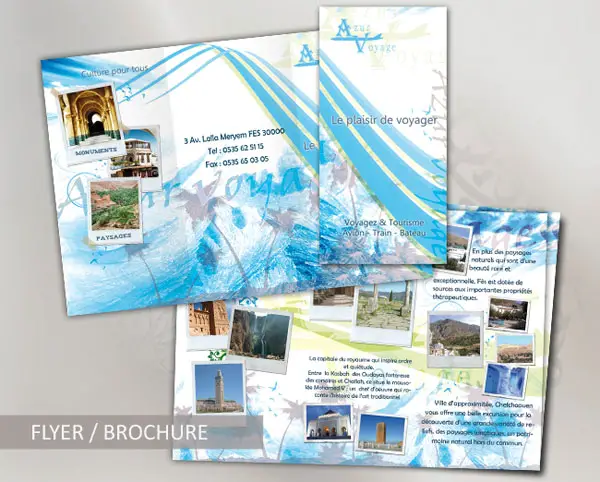 Brochure Travel agency