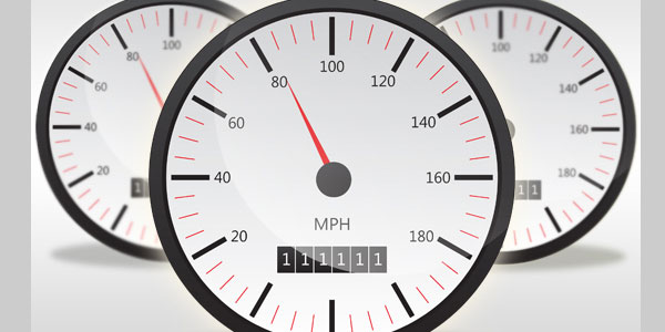 Create a speedometer icon in illustrator