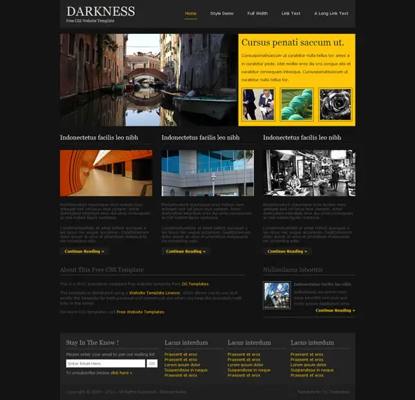 20 Free Css Web Templates Which You Can Use Today Demo