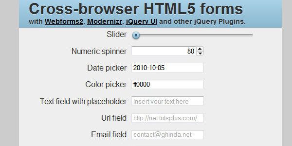 How to Build Cross-Browser HTML5 Forms 