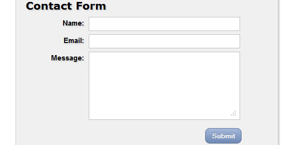 Clean and Stylish CSS3 Form