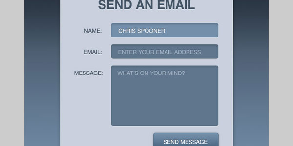 Create a Stylish Contact Form with HTML5 & CSS3