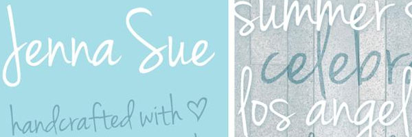 Jenna Sue font