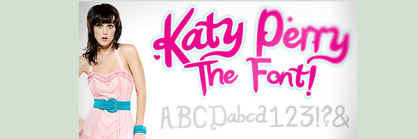 Katy Perry Font