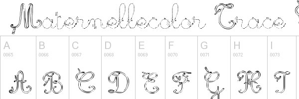 Maternellecolor Trace Cursive