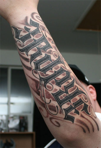Ambigram Tattoo design