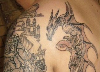 20 Scary Dragon Tattoos