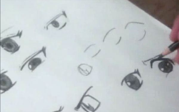 how to draw anime/manga eyes