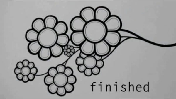 How to draw an awesome abstract flower with ink pen