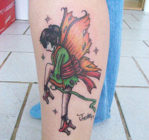 Geisha Fairy Tattoo