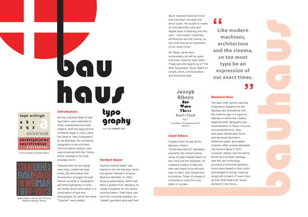 Magazine layout design