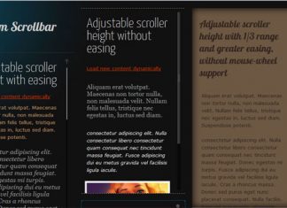 15 Top jQuery Scrollbar Plugins