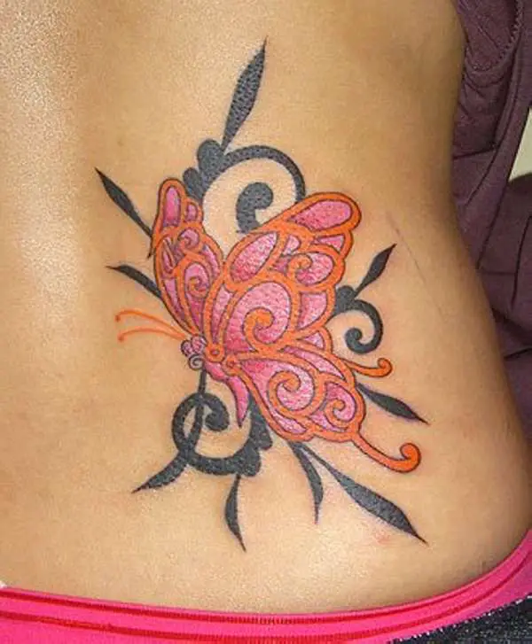 Irish Butterfly Tattoo
