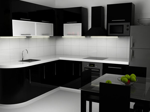 30 Superb Kitchen Cabinets Design Black N White Kitchen Interior