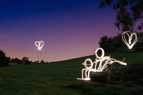 Love At First Light (Light Painting), Kent [Explored]