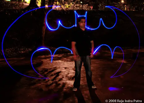 Light Painting: Batman