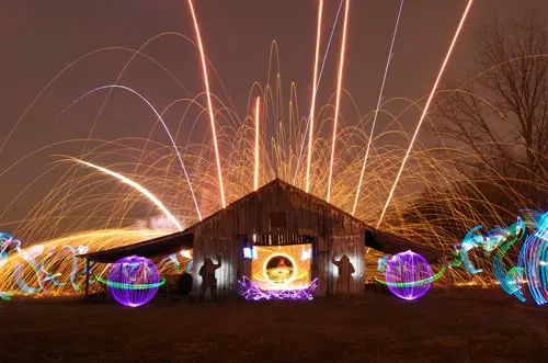 Light Painting in the New Year