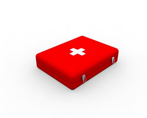 3d first aid box model tutorial