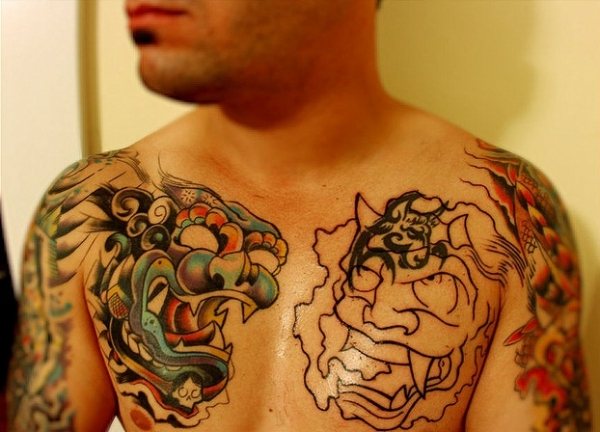 Japanese Demon Tattoo