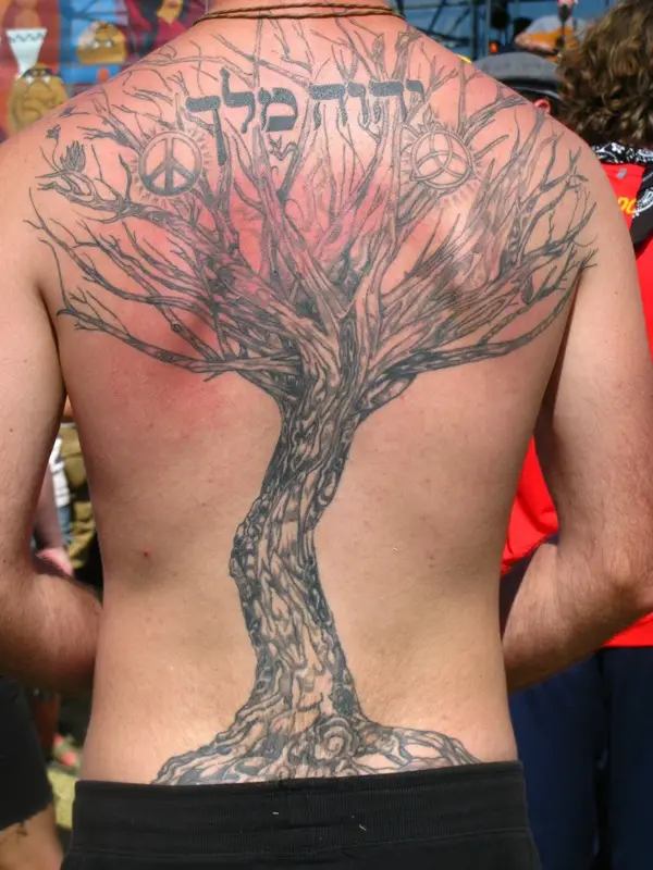 Amazing Hebrew Tattoo