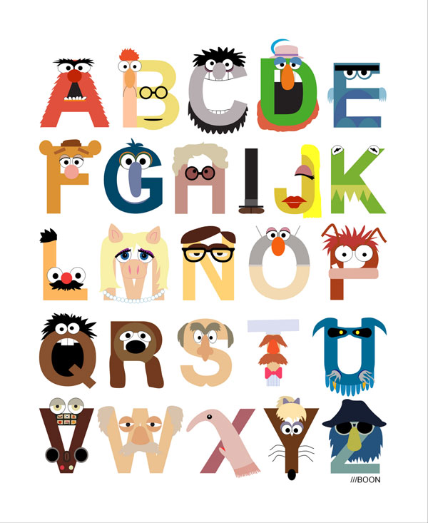 Muppet alphabet