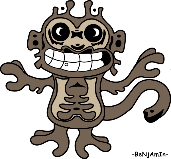 Scary-Funny Monkey