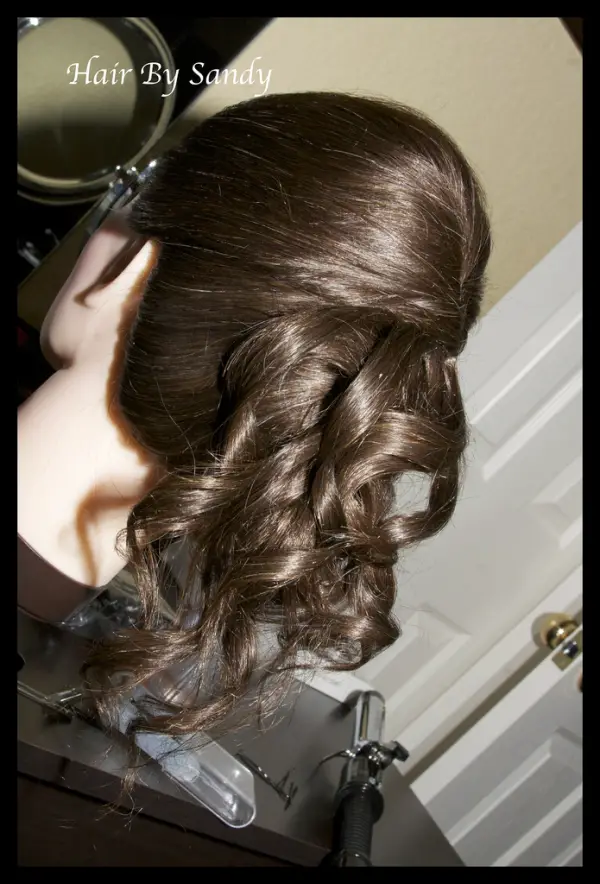 Simple Half Up Half Down Hairstyle